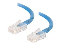 C2G Cat5e Non-Booted Unshielded (UTP) Network Patch Cable - Cordon de raccordement - RJ-45 (M) pour RJ-45 (M) - 30 m - UTP - CAT 5e - bloqué, uniboot - bleu 83030