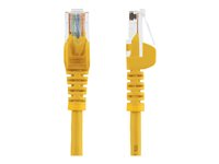 StarTech.com Câble réseau Cat5e UTP sans crochet - 10 m Jaune - Cordon Ethernet RJ45 anti-accroc - Câble patch - Cordon de raccordement - RJ-45 (M) pour RJ-45 (M) - 10 m - UTP - CAT 5e - sans crochet, bloqué - jaune 45PAT10MYL