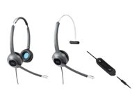 Cisco 522 Wired Dual - Micro-casque - sur-oreille - filaire - jack 3,5mm CP-HS-W-522-USB=