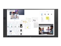 NEC InfinityBoard 2.1 75 - Kit de vidéo-conférence - noir - avec NEC OPS Slot-in PC (Windows 10 Professional), Huddly IQ camera, Conference Speakers (40 W), 2 Passive Pens 40001303