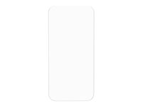 OtterBox Premium - Protection d'écran pour téléphone portable - antimicrobien, pour machine à tamiser - verre - clair - pour Apple iPhone 15 77-93968