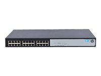 HPE OfficeConnect 1420 24G - Commutateur - non géré - 24 x 10/100/1000 - de bureau, Montable sur rack JG708B