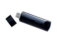 Buffalo Wireless-N Compact USB 2.0 Adapter - Adaptateur réseau - USB 2.0 - 802.11b, 802.11g, 802.11n (draft 2.0) WLI-UC-G300N