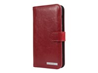 Doro Wallet case - Étui à rabat pour téléphone portable - rouge - pour DORO 8040 7347