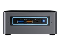 Intel Next Unit of Computing Kit NUC7I5BNHX1 - mini PC - Core i5 7260U 2.2 GHz - 0 Go - avec module mémoire Intel Optane M.2 de 16 Go BOXNUC7I5BNHX1