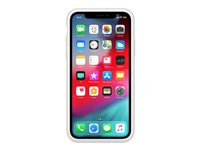 Apple Smart - Boîtier de batterie pour téléphone portable - silicone - blanc - pour iPhone XR MU7N2ZM/A