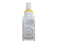 StarTech.com Câble réseau Cat5e UTP sans crochet - 10 m Blanc - Cordon Ethernet RJ45 anti-accroc - Câble patch - Cordon de raccordement - RJ-45 (M) pour RJ-45 (M) - 10 m - UTP - CAT 5e - sans crochet - blanc 45PAT10MWH