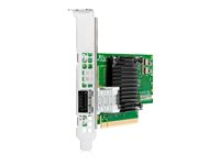 HPE InfiniBand HDR100 MCX653105A-ECAT - Adaptateur réseau - PCIe 4.0 x16 profil bas - 100Gb Ethernet / 100Gb Infiniband QSFP28 x 1 - pour ProLiant DL325 Gen10, DL345 Gen10, DL365 Gen10, DL380 Gen10 P23665-B21