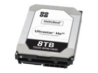 HGST Ultrastar He10 HUH721008ALE604 - Disque dur - 8 To - interne - 3.5" - SATA 6Gb/s - 7200 tours/min - mémoire tampon : 256 Mo 0F27612