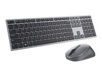 Dell Premier Multi-Device KM7321W - Ensemble clavier et souris - sans fil - 2.4 GHz, Bluetooth 5.0 - AZERTY - Français - gris titan - pour Precision 7560; XPS 13 9310, 15 9510 KM7321WGY-FR