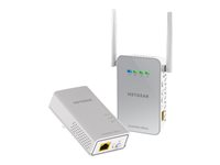 NETGEAR Powerline PLW1000 - - kit d'adaptation pour courant porteur - - 1GbE, HomePlug AV (HPAV) 2.0, IEEE 1901 - Wi-Fi 5 - Bi-bande - Branchement mural - avec NETGEAR PowerLINE 1000 Adapter (PL1000) PLW1000-100PES