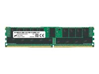 Micron - DDR4 - module - 16 Go - DIMM 288 broches - 3200 MHz / PC4-25600 - CL22 - 1.2 V - mémoire enregistré - ECC MTA18ASF2G72PDZ-3G2E1R