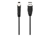 Belkin 6ft USB A/B Device Cable - Câble USB - USB (M) pour USB type B (M) - USB 2.0 - 1.8 m - moulé F3U133B06