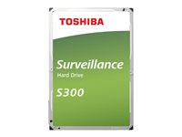 Toshiba S300 Surveillance - Disque dur - 6 To - interne - 3.5" - SATA 6Gb/s - 7200 tours/min - mémoire tampon : 256 Mo HDWT360UZSVA