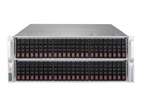 Supermicro SC417 BE1C-R1K28WB - Rack-montable - 4U - Extended ATX améliorée - SATA/SAS - hot-swap 1280 Watt - noir CSE-417BE1C-R1K28WB