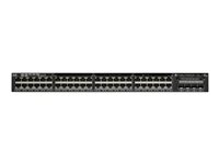 Cisco Catalyst 3650-48PS-S - Commutateur - C3 - Géré - 48 x 10/100/1000 (PoE+) + 4 x SFP - de bureau, Montable sur rack - PoE+ (390 W) WS-C3650-48PS-S