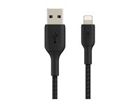 Belkin BOOST CHARGE - Câble Lightning - Lightning mâle pour USB mâle - 2 m - noir CAA002BT2MBK