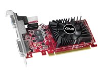 ASUS R7240-OC-4GD3-L - Carte graphique - Radeon R7 240 - 4 Go DDR3 - PCIe 3.0 x16 profil bas - DVI, D-Sub, HDMI R7240-OC-4GD3-L