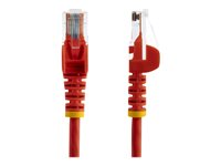 StarTech.com Câble réseau Cat5e UTP sans crochet de 3 m - Cordon Ethernet RJ45 anti-accroc - Câble patch - M/M - Rouge - Cordon de raccordement - RJ-45 (M) pour RJ-45 (M) - 3 m - UTP - CAT 5e - moulé, sans crochet - rouge 45PAT3MRD