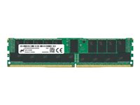 Micron - DDR4 - module - 32 Go - DIMM 288 broches - 3200 MHz / PC4-25600 - CL22 - 1.2 V - mémoire enregistré - ECC MTA18ASF4G72PZ-3G2E1R