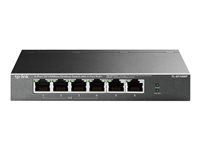 TP-Link TL-SF1006P - V1 - commutateur - non géré - 6 x 10/100 (4 PoE+) - de bureau, fixation murale - PoE+ (67 W) TL-SF1006P