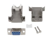 StarTech.com Assembled DB9 (F) Solder D-SUB Connector w/ Plastic Backshell - Connecteur série - DB-9 (F) - pour P/N: ICUSB2324852, ICUSB422 C9PSF