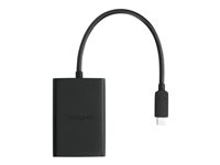 Targus Multiplexer Dongle - Adaptateur USB - USB, prise CC (F) pour 24 pin USB-C (M) - USB Power Delivery (60W) - noir - Europe - pour Targus Universal USB 3.0 DV2K, USB 3.0 ACA41EUZ