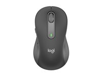 Logitech Signature M650 - Souris - optique - 5 boutons - sans fil - Bluetooth, 2.4 GHz - récepteur USB Logitech Logi Bolt - graphite 910-006253