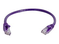 C2G Cat6 Booted Unshielded (UTP) Network Patch Cable - Cordon de raccordement - RJ-45 (M) pour RJ-45 (M) - 10 m - UTP - CAT 6 - moulé, sans crochet, bloqué - violet 83637