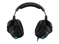 Casque de jeu Logitech G635 - Micro-casque - canal 7.1 - circum-aural - filaire - jack 3,5mm - noir, bleu 981-000750