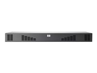 HPE IP Console G2 Switch with Virtual Media and CAC 2x1Ex16 - Commutateur KVM - 16 x KVM port(s) - 1 utilisateur local - 2 utilisateurs IP - de bureau - pour HPE 10XXX G2, 600, 800; Advanced Series Racks 42U 600; ProLiant DL20 Gen9, e2000 G6; Rack AF621A