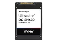 WD Ultrastar DC SN640 WUS4BB038D7P3E4 - SSD - chiffré - 3840 Go - interne - 2.5" - U.2 PCIe 3.1 x4 (NVMe) - AES 256 bits - Self-Encrypting Drive (SED), TCG Ruby Encryption 0TS1851