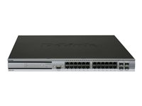 D-Link L2+ Gigabit Wireless Switch DWS-3024 - Commutateur - Géré - 24 x 10/100/1000 + 4 x SFP partagé - de bureau - PoE DWS-3024