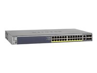 NETGEAR M4100-26G-PoE - Commutateur - C2+ - Géré - 26 x 10/100/1000 + 4 x SFP partagé - Ordinateur de bureau, Montable sur rack - PoE+ (192 W) GSM7226LP-100NES