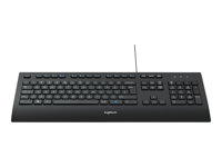 Logitech Corded K280e - Clavier - USB - Suisse 920-005218