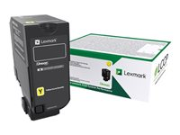 Lexmark - Jaune - original - cartouche de toner LCCP, LRP - pour Lexmark CS720de, CS720dte, CS725de, CS725dte, CX725de, CX725dhe, CX725dthe 74C20Y0