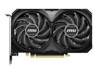 MSI GeForce RTX 4060 Ti VENTUS 2X BLACK 8G OC - Carte graphique - GeForce RTX 4060 Ti - 8 Go GDDR6 - PCIe 4.0 x8 - HDMI, 3 x DisplayPort - noir V515-017R