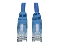 Tripp Lite 12ft Cat6 Gigabit Snagless Molded Patch Cable RJ45 M/M Blue 12' - Cordon de raccordement - RJ-45 (M) pour RJ-45 (M) - 3.7 m - UTP - CAT 6 - moulé, sans crochet, bloqué - bleu N201-012-BL