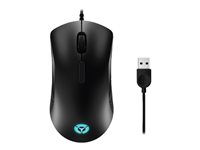 Lenovo Legion M300 RGB Gaming Mouse - Souris - ergonomique - droitiers et gauchers - optique - 8 boutons - filaire - USB 2.0 - noir - Pour la vente au détail GY50X79384