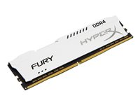 HyperX FURY - DDR4 - 16 Go - DIMM 288 broches - 3466 MHz / PC4-27700 - CL19 - 1.2 V - mémoire sans tampon - non ECC - blanc HX434C19FW/16