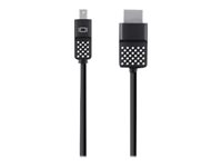 Belkin - Câble adaptateur - Mini DisplayPort mâle pour HDMI mâle - 3.6 m - noir - support 4K F2CD080BT12