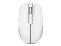 DICOTA Notebook - Souris - 5 boutons - sans fil - Bluetooth, 2.4 GHz - récepteur sans fil USB - blanc D32044