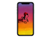 Apple iPhone XR - Smartphone - double SIM - 4G LTE Advanced - 64 Go - GSM - 6.1" - 1792 x 828 pixels (326 ppi) - Liquid Retina HD display - 12 MP (caméra avant 7 MP) - noir MRY42ZD/A