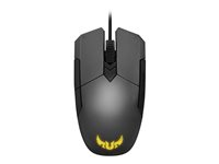 ASUS TUF Gaming M5 - Souris - droitiers et gauchers - optique - 6 boutons - filaire - USB - pour 15; ROG Strix G15; ROG Zephyrus G14; TUF Gaming F15; F17; FX505; TUF505; ZenBook 13; 14 90MP0140-B0UA00