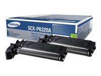 Samsung SCX-P6320A - Pack de 2 - noir - original - cartouche de toner (SV496A) - pour Samsung SCX-6220, SCX-6320F, SCX-6322DNG, SCX-6345N SV496A