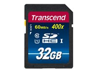 Transcend SDHC Class 10 UHS-I (Premium) - Carte mémoire flash - 32 Go - UHS Class 1 / Class10 - SDHC UHS-I TS32GSDU1