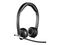 Logitech Wireless Headset Dual H820e - Micro-casque - sur-oreille - DECT - sans fil 981-000517