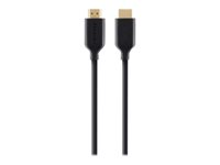 Belkin Câble HDMI haute vitesse avec Ethernet - Câble HDMI avec Ethernet - HDMI mâle pour HDMI mâle - 1 m - support 4K F3Y021BT1M