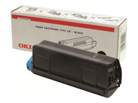 OKI - Noir - originale - cartouche de toner - pour C5100, 5100n, 5200, 5200n, 5200ne, 5300, 5300dn, 5300n, 5300nccs, 5400, 5400dn, 5400n 42127408