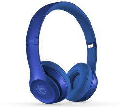 Beats Solo2 - Casque avec micro - supra-oral - bleu - pour iPad, iPad 2, iPad Air, iPad mini, iPad mini 2, iPad with Retina display, iPhone 4, 5c, 6 MHBJ2ZM/A